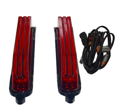 Touring CVO Takavalot  Street Electra Road Glide 2014-2023 -mallit Punainen/savu linssi