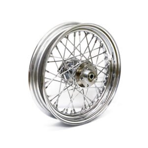3,00 x 16 etupyörä, 40 pinnaa, kromi 84-98 touring