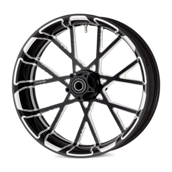 Arlen Ness, vanne Procross 6,25 x 17. Takana. Musta