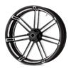 Arlen Ness, vanne 7-puolainen 6,25 x 17. Takana. Musta
