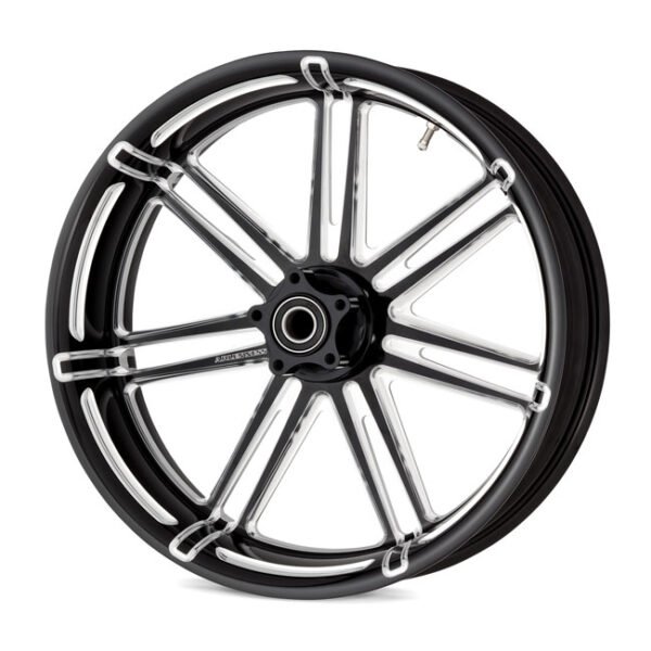 Arlen Ness, vanne 7-puolainen 6,25 x 17. Takana. Musta