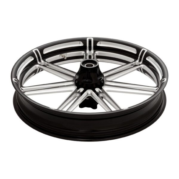 Arlen Ness, vanne 7-puolainen 6,25 x 17. Takana. Musta