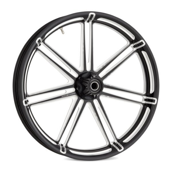 Arlen Ness, vanne 7-puolainen 6,25 x 17. Takana. Musta