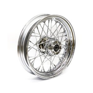 3,00 x 16 etupyörä, 40 pinnaa, kromi 08-17 touring (ei abs)
