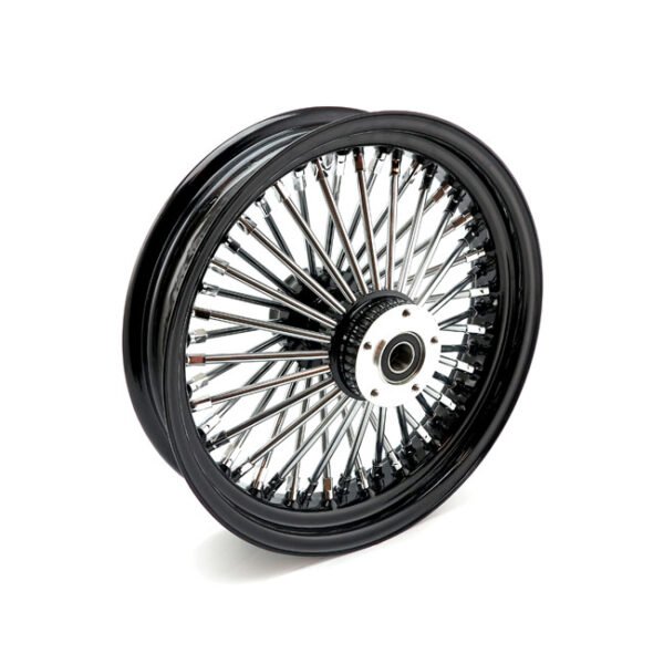 Paksupinna Vanne Musta/Kromi 3.50 x 16 00-07 FLT/Touring (NU)