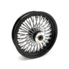 Paksupinna Vanne Musta/Kromi 3.50 x 16 00-07 FLT/Touring (NU)