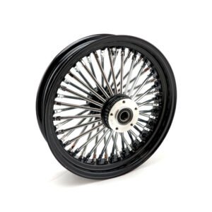 Paksupinna Vanne Musta/Kromi 3.50 x 16 00-07 FLT/Touring (NU)