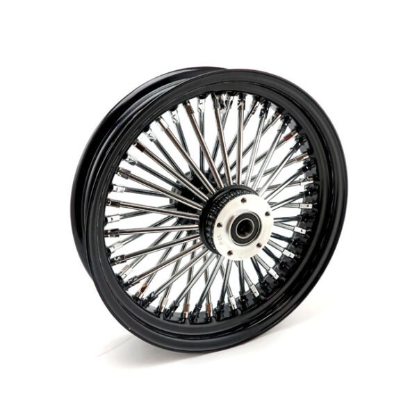 Paksupinna Vanne Musta/Kromi 3.50 x 16 00-07 FLT/Touring (NU)