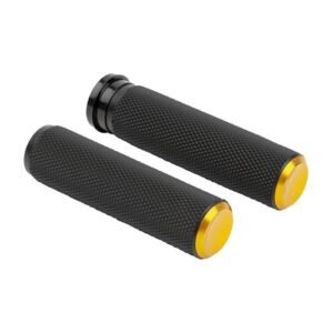 Arlen Ness, kultaiset, karhennetut fuusiokumikahvat