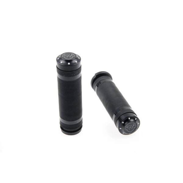 Cult-Werk, 1" / 25,4 mm uritetut ohjaustangon kahvat. Musta