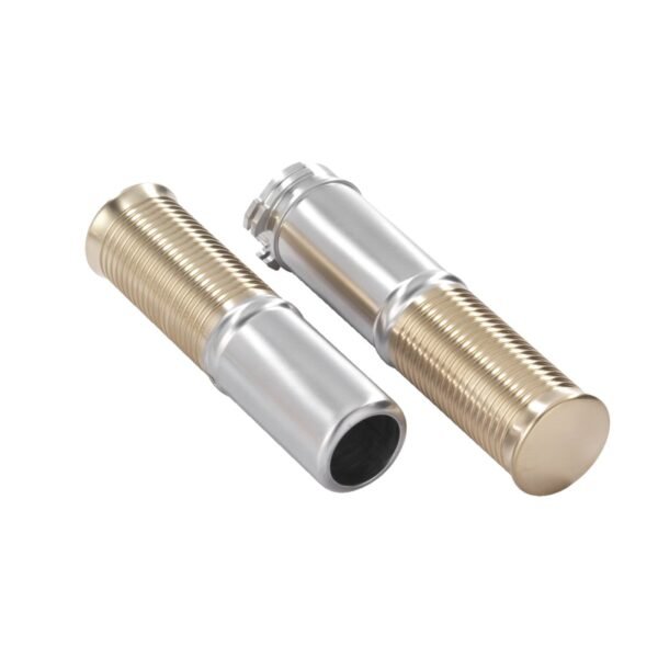 Kustom Tech, FL-kahvapari. Satiinialumiini/messinki