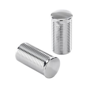 Kustom Tech, FL-kahvanpäät. Uurrettu kromattu alumiini