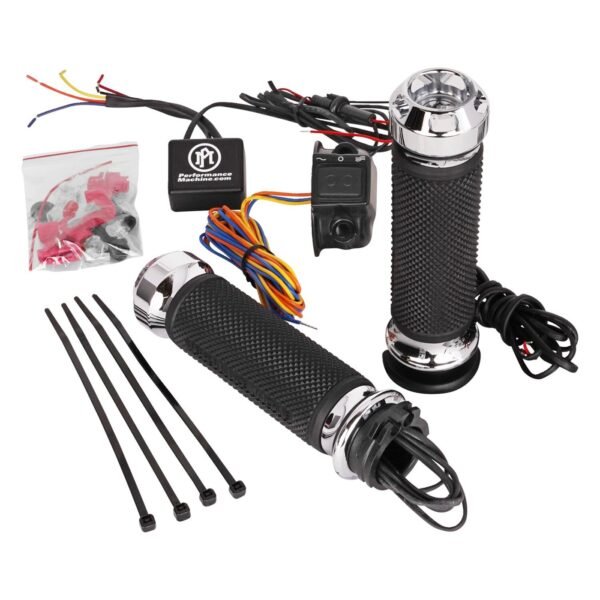 PM, Apex-lämmitettävät kahvat. Kromi