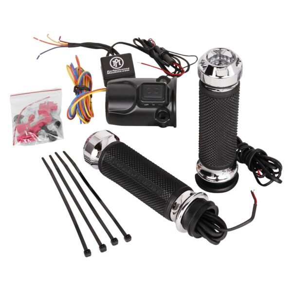 PM, Apex-lämmitettävät kahvat. Kromi