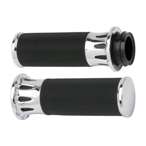 Arlen Ness, Fusion-billet-syväleikatut kahvat, kromi