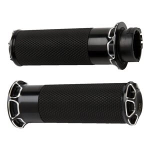 Arlen Ness, Fusion-billet-viistetty kahva, musta