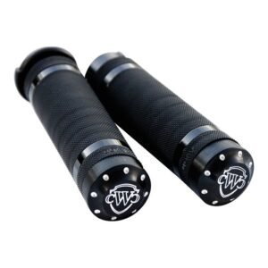 963083k_1742223107-skxC920H-large Cult-Werk, 1" / 25,4 mm uritetut ohjaustangon kahvat. Musta