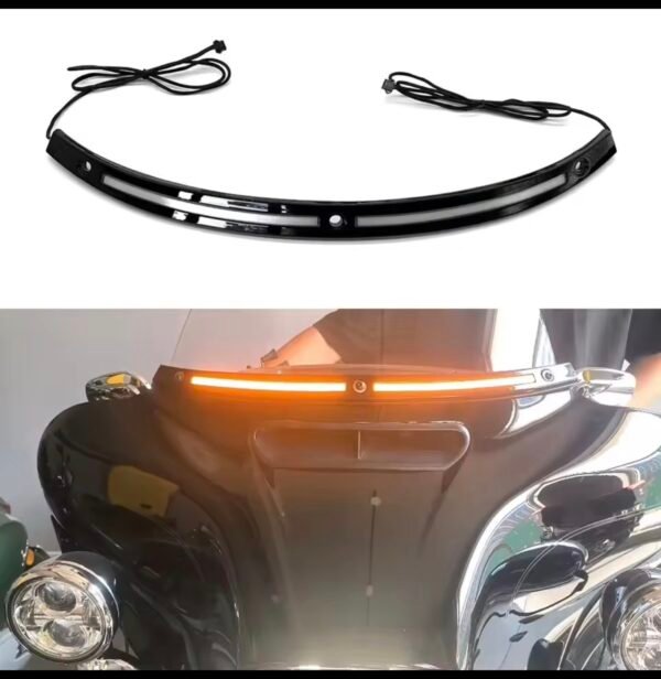 LED-batwing koriste- ja valolistapaketti Harley Touring 2014–2023 – Alumiinirunko