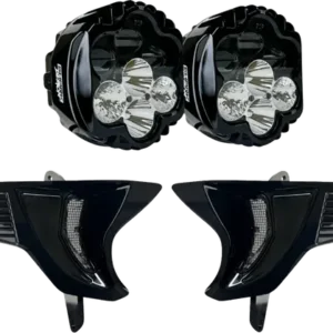 HEADLIGHT DUAL SHARK DEMON 2 W/ SPEED PLATES