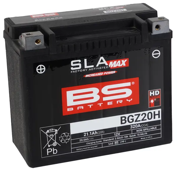 BATTERY BS BGZ20H SLA-MAX