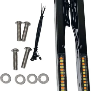 PROBEAM V2 DYNAMIC STRIPS FOR 14-23 FLHX & FLHT MODELS BLK