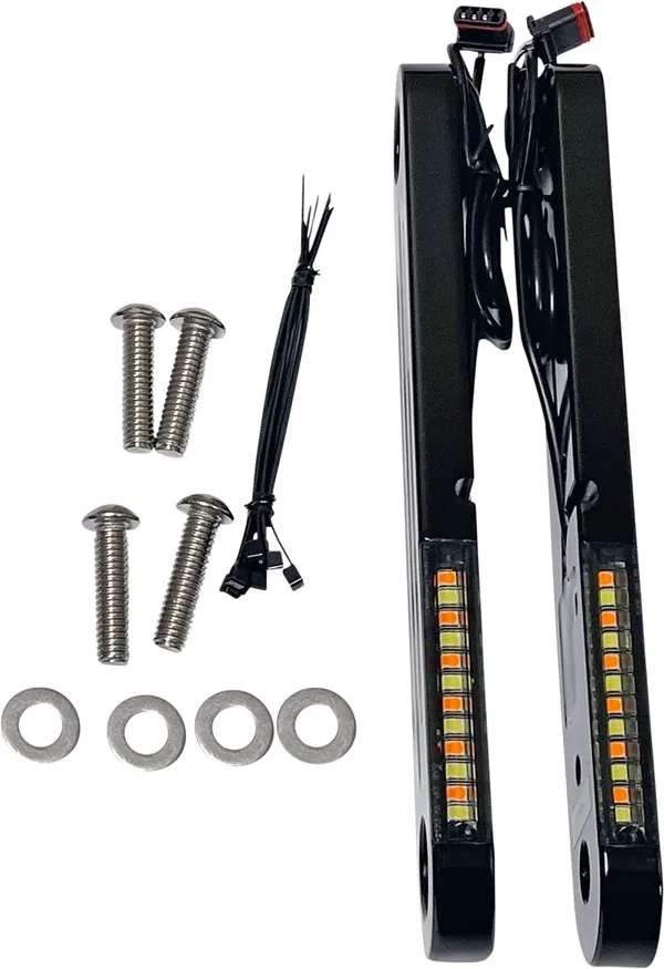 PROBEAM V2 DYNAMIC STRIPS FOR 14-23 FLHX & FLHT MODELS BLK