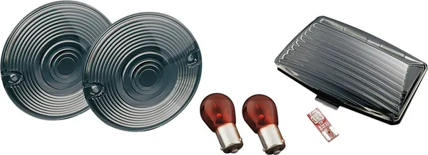 LENS KIT REAR TURN SIGNAL/FENDER TIP - FR/SFTL 80-08 - SMOKE