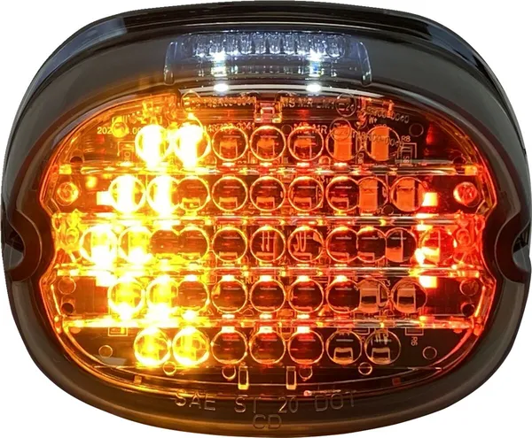 INTEGRATED LOW PROFILE TAILLIGHT WITH WINDOW - SMOKE