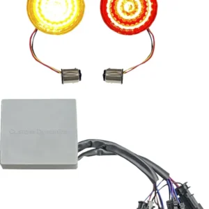 SMART AMBER/RED 1157 TURN SIG. SMOKED LENSES & RSGST CONTR.