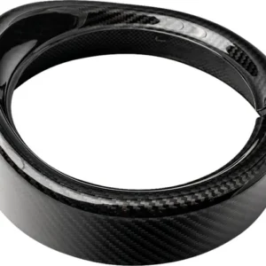 TRIM HEADLIGHT WITH VISOR 7" GLOSS