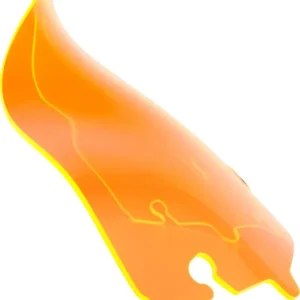 23100738.webp FLH - 2014+ - FLARE WINDSHIELD - 6.5" - KOLOR - ORANGE ICE
