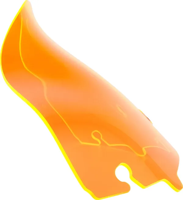 23100738.webp FLH - 2014+ - FLARE WINDSHIELD - 6.5" - KOLOR - ORANGE ICE