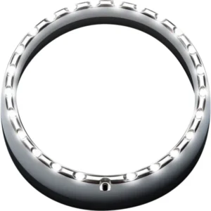 TRIM HALO 06-13 CHR WHT
