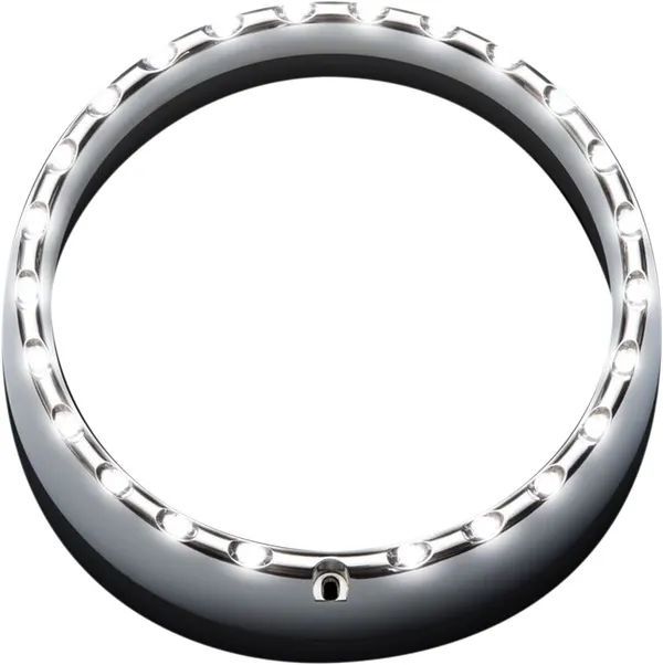 TRIM HALO 06-13 CHR WHT