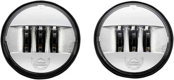 4.5 PASSING LAMPS CHROME PAIR ECE