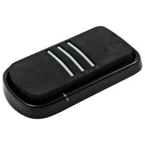 Brake pedal pad, Tri-Rail. Black
