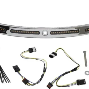 SEQUENTIAL WINDSHIELD TRIM WITH AW V2 FOR '14-'23 BATW.-CHR