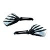 Kuryakyn, Skeleton-hand mirror set. Black hand, chrome head