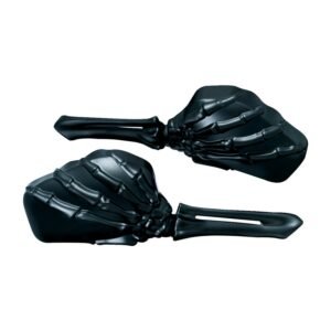 542824k_1741884713-A8oNQ25B.jpg Kuryakyn, Skeleton-hand mirror set. Black hand, black head