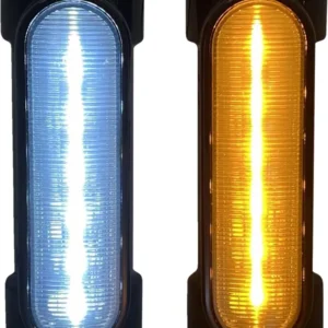 542d4cca40e6da62cd217f78a7ae986c_600.webp AMBER/WHITE BCM 1.25 ENGINE GUARD LEDS - BLACK (PAIR)