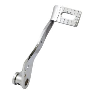 Brake pedal OEM style. Chrome
