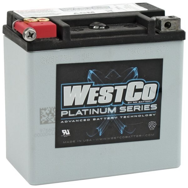 Westco, sealed AGM battery. 12V, 12Ah, 220CCA