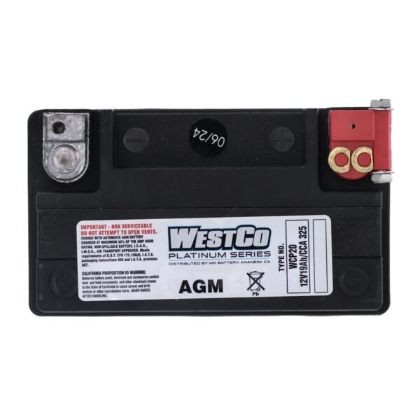 558012ak_1742552147-p-p2zEOk.jpg Westco, sealed AGM battery. 12V, 19Ah. 325CCA