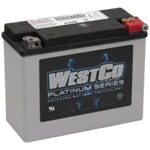 Westco, sealed AGM battery. 12V, 20Ah, 340CCA