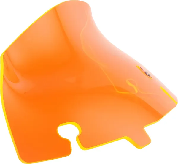 FLH - 2014+ - FLARE WINDSHIELD - 4" - KOLOR - ORANGE ICE