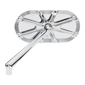 Arlen Ness, 10-gauge caged mirror left hand chrome