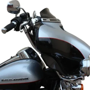 FLH - 2014+ - FLARE WINDSHIELD - 4" - BLACK