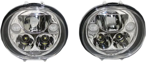 HEADLIGHT 5.75" CHR PR