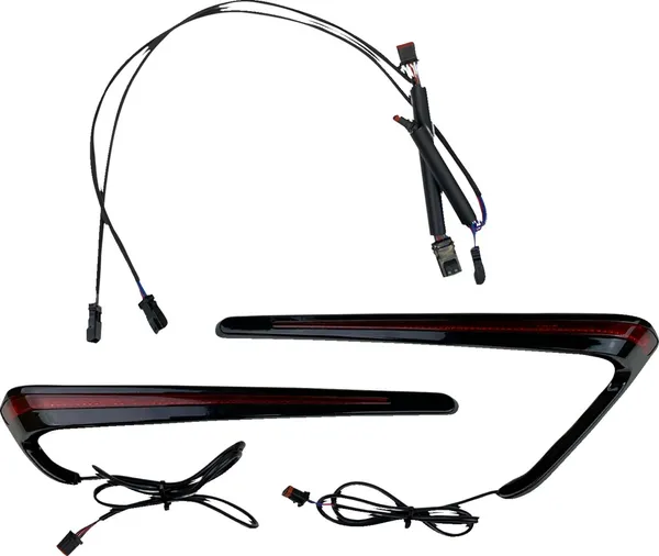 LIGHTS SADDLEBAG LED RED LENS