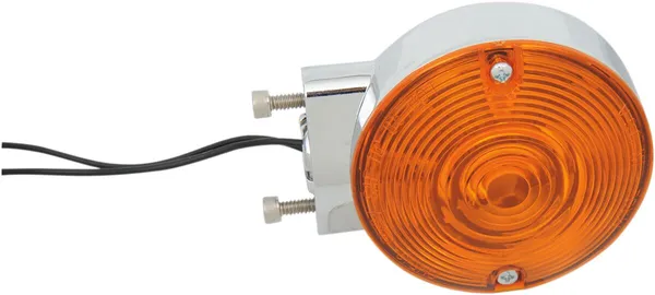 65786ad054095cae1c52bc0f27dc9e99_600.webp TURN SIGNAL W/AMBER LENS - SNGL FILAMENT - FL 68-UP - CHROME